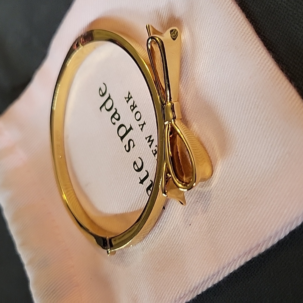 Gold Kate Spade Bow Bangle